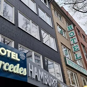 Hotel Mercedes/centrum, Amburgo